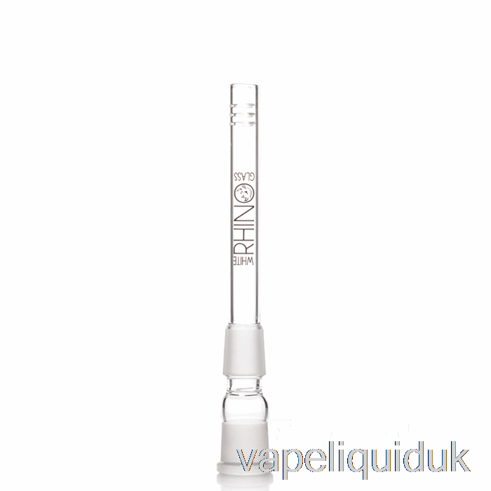White Rhino 19/19 Glass Downstem 5inch Vape Liquid